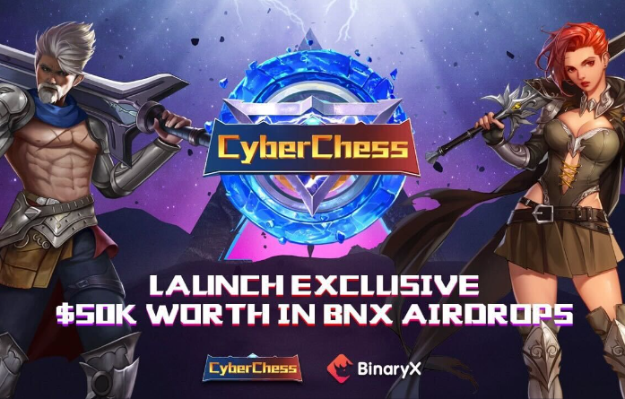 「tokenpocket钱包下载app」BinaryX 推出策略游戏 Cyber​​Chess 奖池 500,000 美元